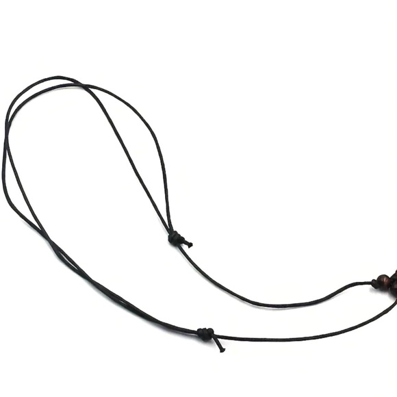 ⭐️ 5 for $25 Sea Turtle Necklace Nautical Style Imitation Yak Bone Wax Cord - Picture 6 of 6